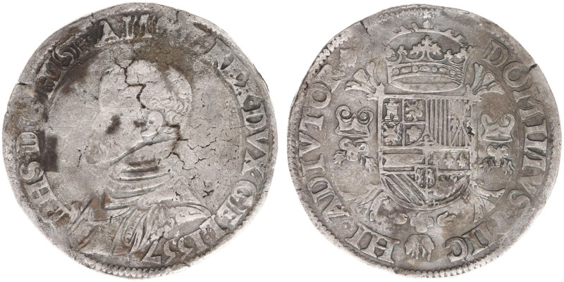 Gelderland Hertogdom (1339-1581) - Philips II (1555-1598) - Philipsdaalder 1557 ...