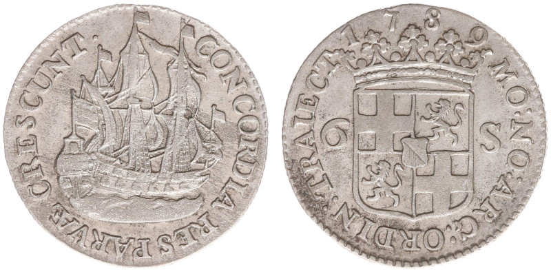 Utrecht Provincie (1581-1795) - Scheepjesschelling 1789 (V. 113.4 / CNM 2.43.137...