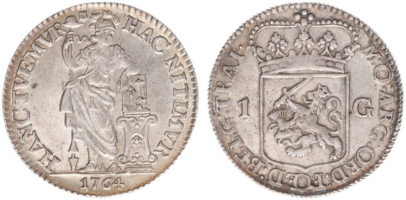 Utrecht Provincie (1581-1795) - 1 Gulden 1764 (Delm. 1182 / CNM 2.43.121) - XF+