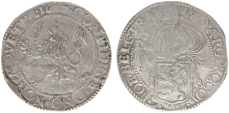 Utrecht Provincie (1581-1795) - Leeuwendaalder 1617 lion w/o crown and cross on ...