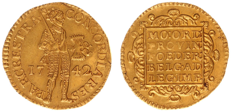 Utrecht Provincie (1581-1795) - Gouden Dukaat 1742 (CNM 2.43.46 / HPM Ut 27 / De...