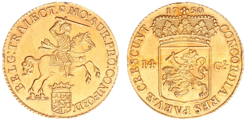 Utrecht Provincie (1581-1795) - Gouden Rijder 1750 (CNM 2.43.37 / HPM Ut 31 / De...