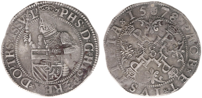 Staten van Overijssel (1573-1585) - 1/2 Statendaalder van 16 Stuivers 1578 Hasse...