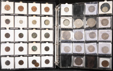 Dutch Provincial in albums - Small collection Dutch provincial coinage among which Duiten, Dubbele Wapenstuivers, Schellingen Zwolle/Kampen, 1/5 Phili...