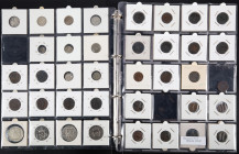 Dutch Provincial in albums - Small collection Dutch provincial coinage among which Duiten, Dubbele Wapenstuivers, X-Stuiver, 1 Gulden, etc. + VOC Duit...