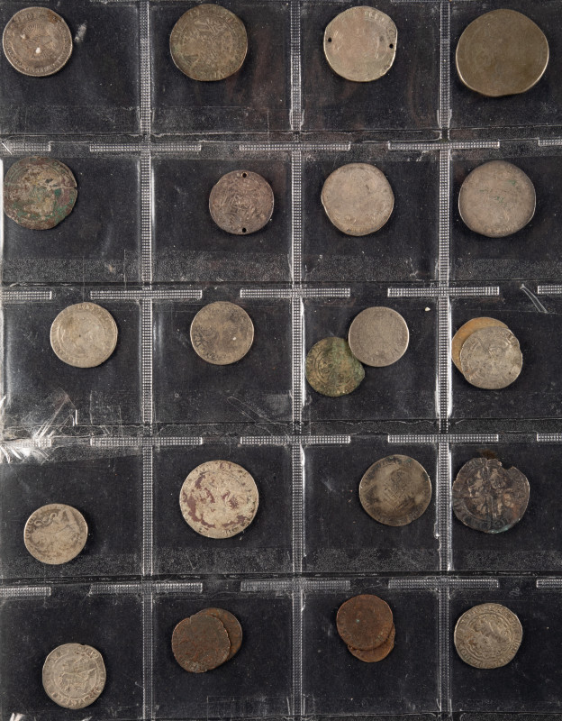 Dutch Provincial in albums - Small collection mostly silver coins Northern/South...