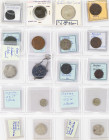 Dutch Provincial in albums - Small group lot copper/silver coins Northern and Spanish/Austrian Netherlands among which Duiten, Oorden, Stuivers, etc. ...