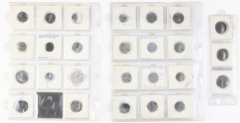 Dutch Provincial in albums - Small lot copper/silver coinage Cambrai/Kamerijk am...