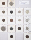 Dutch Provincial in albums - Small lot Dutch provincial coinage among which Duiten, Bezemstuivers, Scheepjesschelling, 1 Gulden, etc. - Total 16 pcs.