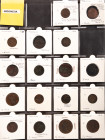 Dutch Provincial in albums - Album with small collection Dutch provincial coinage among which Duiten, Florijn, etc. + VOC Duiten / Neth. Indies / Indo...
