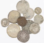 Dutch Provincial in boxes - Small box Dutch provincial coinage among which 1/10 and 1/5 Philipsdaalder, Leeuwengroot, Arendschelling, etc. + Curacao s...