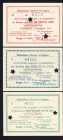 Banknotes Netherlands - Noodgeld - Enschede - Emergency money WW I - 25 Cent + 1 Gulden + 2½ Gulden 6 augustus 1914 - Serie B 6670, A 1151 en A 752 (V...