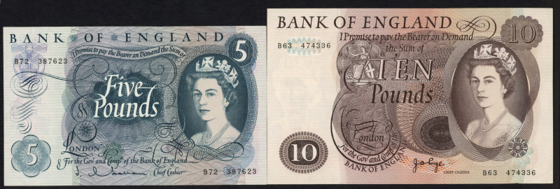 World Banknotes - England - Kingdom - 5 Pounds ND (1963-66) Queen Elizabeth II (...