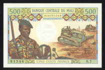 World Banknotes - Mali - 500 Francs ND (1973-84) sign. 5 (P. 12b) - UNC