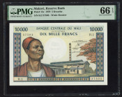 World Banknotes - Mali - 10.000 Francs ND (1970-1984) Man with Fez + factory / Weaver + young woman (P. 15c) - sign. 5 - wrongly indicated as Malawi b...