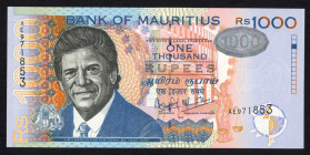 World Banknotes - Mauritius - 1000 Rupees 1999 Charles G. Duval (P. 54a) - UNC