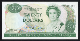 World Banknotes - New Zealand - 2 + 5 + 10 + 20 Dollars ND (1981-92) Queen Elizabeth II (P. 170a, 171b, 172b, 173b) - Total 4 pcs. - UNC.