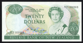 World Banknotes - New Zealand - 20 Dollars ND (1985) Queen Elizabeth II (P. 173b) - UNC