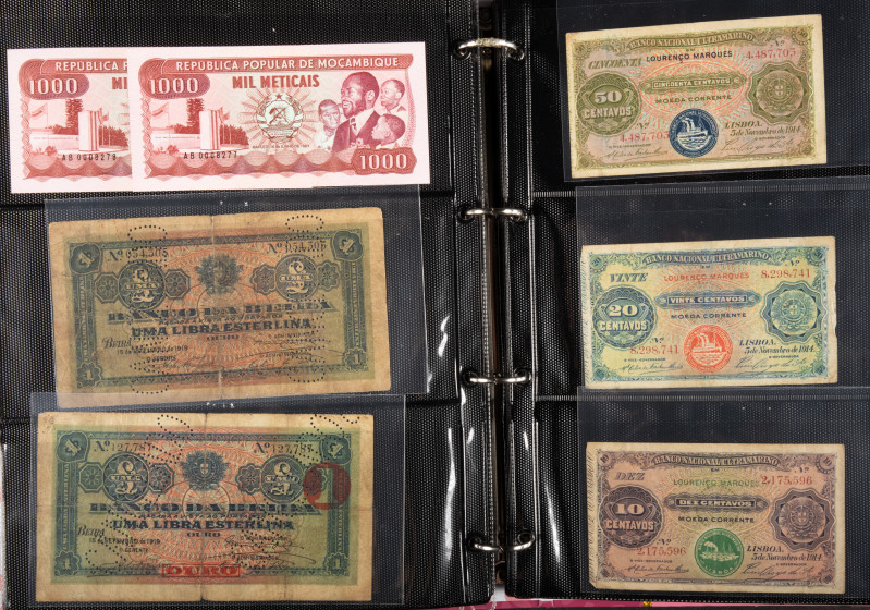 Banknotes world in albums - Africa - Collection in album with African banknotes ...