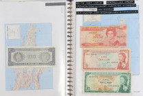 Banknotes world in albums - America (North, Middle and South) - Collection in album with South America banknotes incl. Bermuda, Bahamas, Cuba, Jamaica...