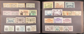 Banknotes world in albums - Austria - Album with collection of ca. 680 Austrian emergency/necessity notes in overall UNC conditions.