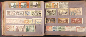 Banknotes world in albums - Austria - Album with collection of ca. 480 Austrian emergency/necessity notes in overall UNC conditions.