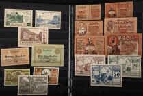 Banknotes world in albums - Austria - Album with collection of ca. 250 Austrian emergency/necessity notes in overall UNC conditions.