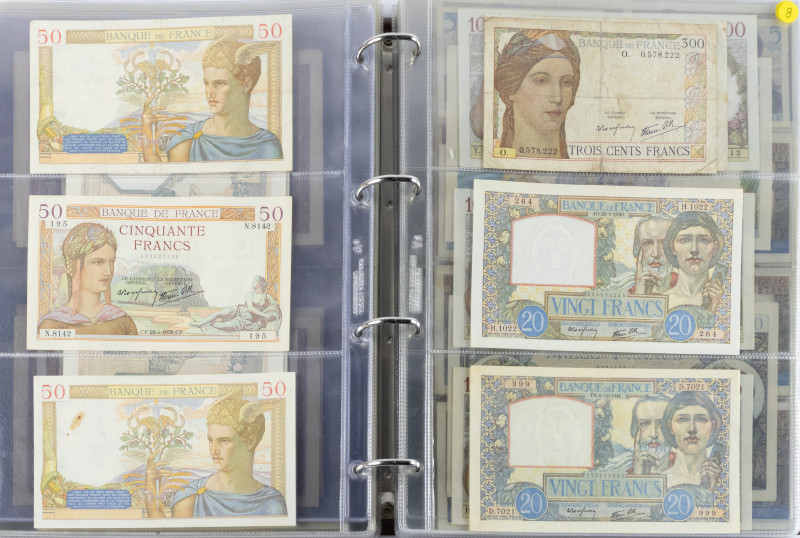 Banknotes world in albums - France - Beautiful French collection (period 1792-20...