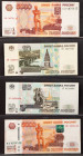 Banknotes world in albums - Russia - Album banknotes Russia 1898-2022 among which 50.000 Rubles 1993 (P. 260), 100.000 Rubles 1995 (P. 265), 5000 Rubl...