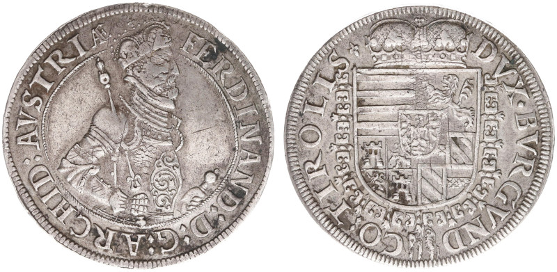 Austria - Empire - Ferdinand I (1521-1564) - Taler nd. (after 1546), Hall (Dav.8...