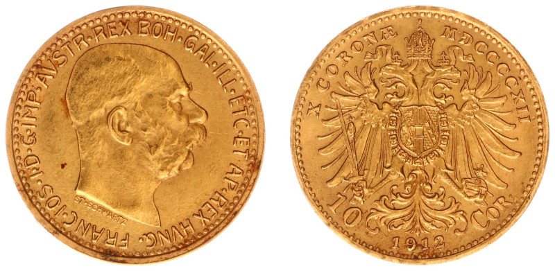 Austria - Empire - Franz Joseph I (1848-1916) - 10 Corona 1912 - Schwartz (KM281...