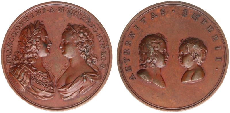 Austria - Medals & Tokens - 1745 Milan - Medal 'Birth of Franz Joseph of Austria...