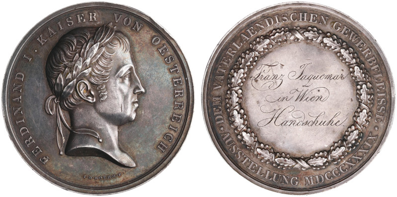 Austria - Medals & Tokens - 1839 - Prize medal 'Ausstellung dem Vaterlaendischen...