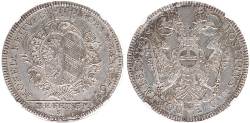 Deutschland - Staaten - Nürnberg - Stadt - Taler 1766-SR - with title Joseph II ...