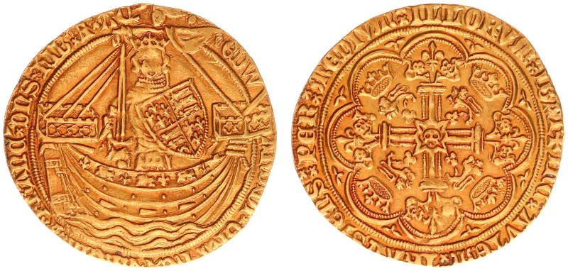 England - Plantagenet Kings (1154-1399) - Edward III (1327-1377) - Noble nd., Fo...