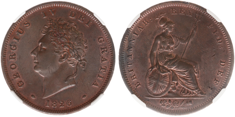 England - House of Hanover (1714-1901) - George IV (1820-1830) - Penny 1826 (KM6...