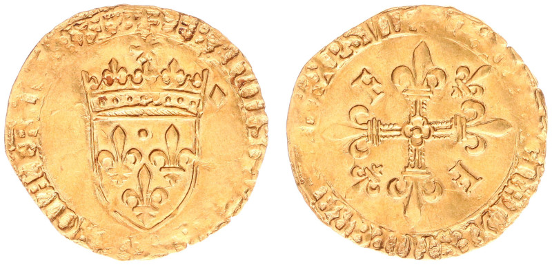 France - Royal (987-1793) - François I (1515-1547) - Ecu d'or au soleil nd., 5th...