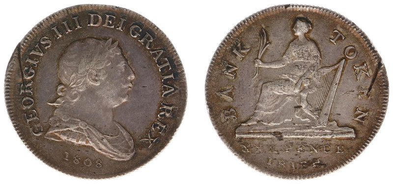 Ireland - United Kingdom - George III (1760-1820) - Bank Token Coinage - 30 Penc...