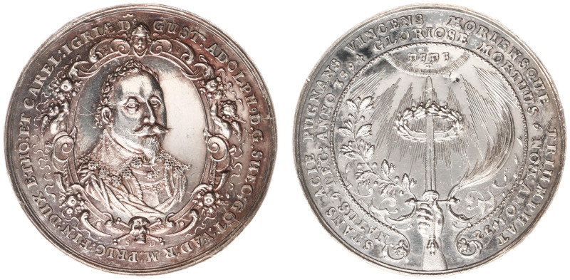 Sweden - Medals & Tokens - 1632 - Medal 'Death of Gustav Adolph II in the Battle...