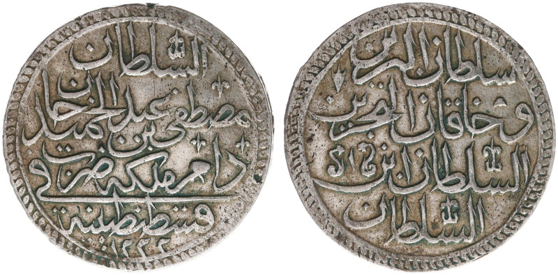 Turkey - Mustafa IV (1807-1808) - 2 Zolota (60 Para) AH1222/1, Qustantiniyya (KM...