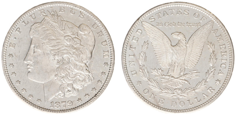 USA - Regular Coinage - Dollar 1879-S - Morgan (KM110) - Obv: Laureate liberty h...