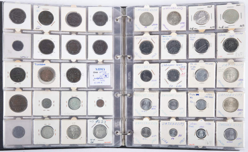 Coins world in albums - Italy - Extensive collection Italy and Vatican incl. 2 L...