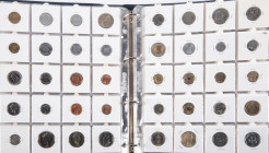 Coins world in albums - World coins - Collection with modern World coins incl. Tanzania, San Marino, Serbia, Seychelles, Slovenia, Somalia, South Afri...