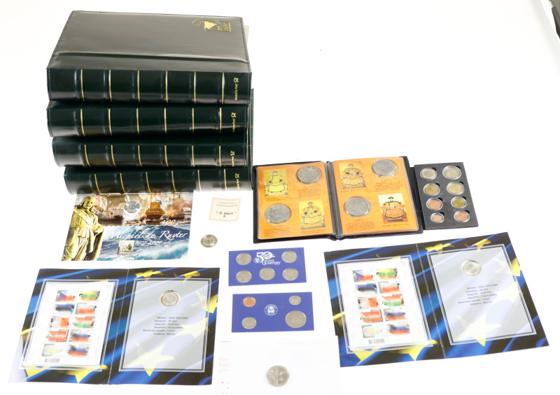 Coins world in boxes - Euro's - Collection ''Numisblat'' with 10 Euro silver coi...