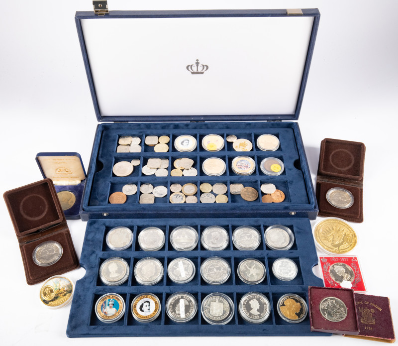 Coins world in boxes - World coins - Collector's box with world coins incl. Jers...