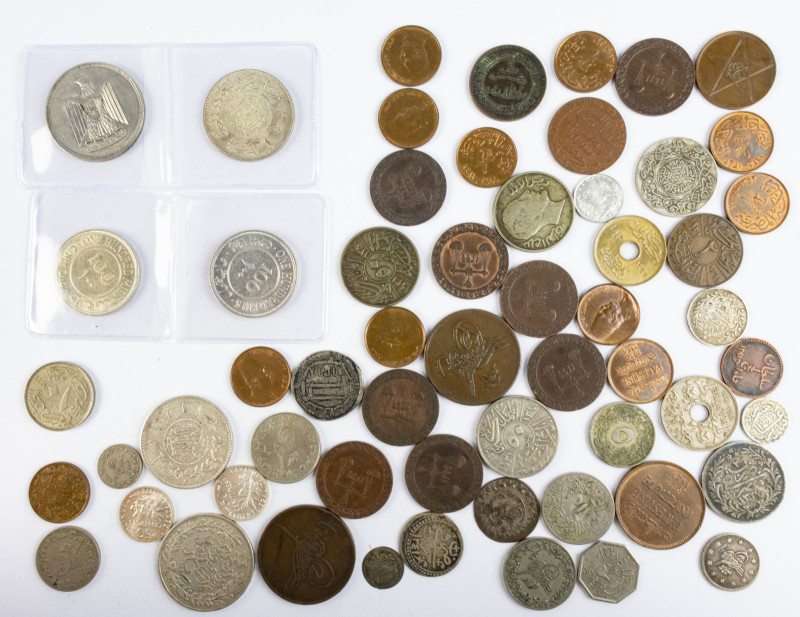 Coins world in boxes - World coins - Small lot with world coins incl. Egypt, Pal...