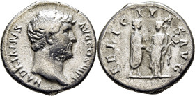 IMPERIO ROMANO. Adriano. Denario. 134-138 d.C. FELICITAS AVG