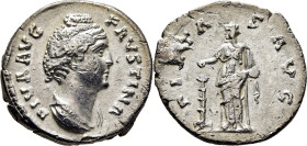 IMPERIO ROMANO. Faustina madre. Denario. Pasterior al 141 d.C. PIETAS AVG
