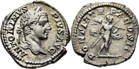 IMPERIO ROMANO. Caracalla. Denario. 207 d.C. PONTIF TR P X COS II