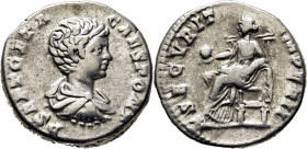 IMPERIO ROMANO. Geta. Denario. 200-202 d.C. SECVRIT IMPERII